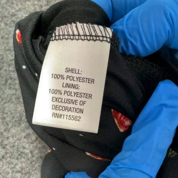 Disney Princess Womens Medium Floral Romper Bell Sleeves - Picture 4 of 6